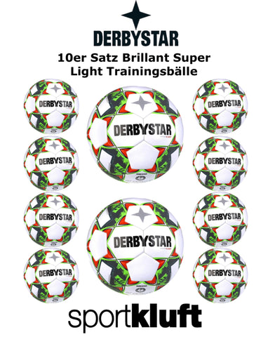 ANGEBOT Derbystar 10er Ballpaket Brillant Super Light Trainingsbälle