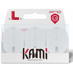 L-Style Dart Flights: L3 PRO Kami Kleine Standardform Weiß